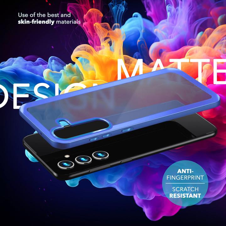 Actual product image Nalia Semi-transparent hybrid cover with protective frame (Samsung Galaxy S24+)