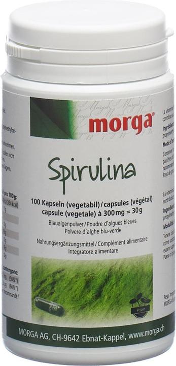 Image du produit Morga Capsules de spiruline (100 pièce(s), Capsules, 300 g)