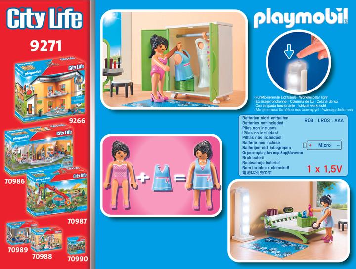 Produktbild Playmobil Schlafzimmer (9271, Playmobil City Life)