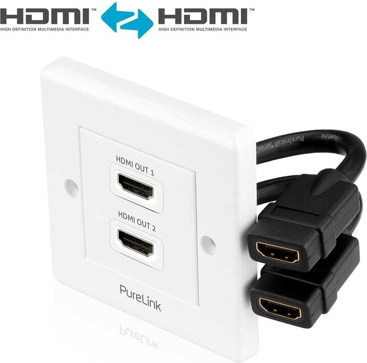 Image du produit Purelink Boîte murale PureInstall HDMI 2 compartiments