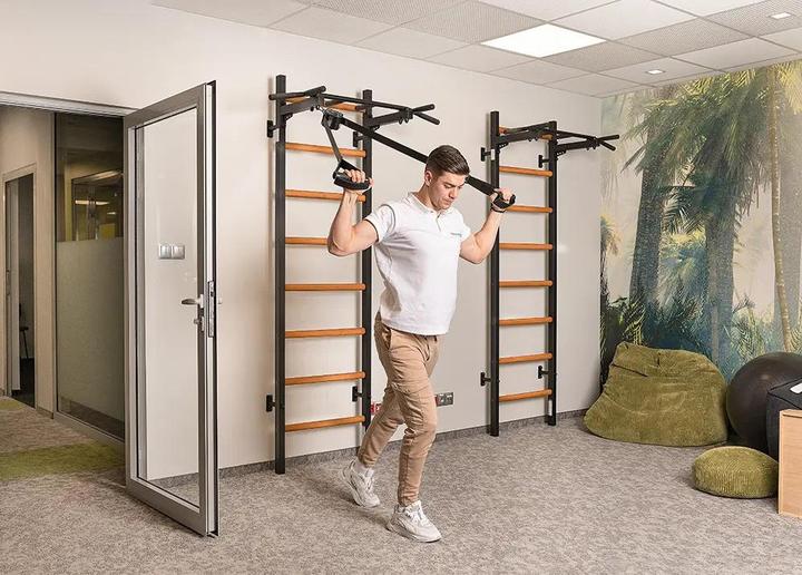 Actual product image BenchK Wall bars 221 with multi pull-up bar