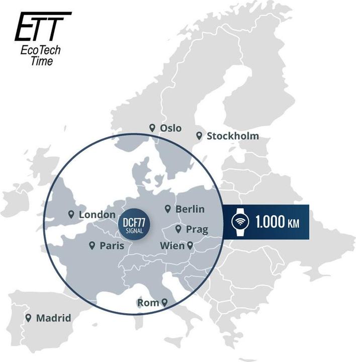 Produktbild ETT EGS-11566-31M Solar Drive Funk Professional Arctica 43mm (Digitaluhr, Analoguhr, 43 mm)