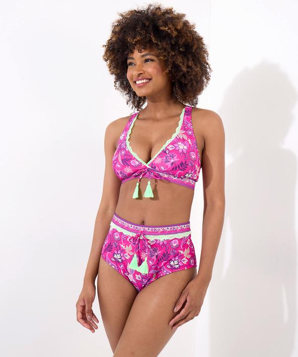 Produktbild Joe Browns Bright Tropical Neon Lace Trim Ruched Swim Briefs (176)