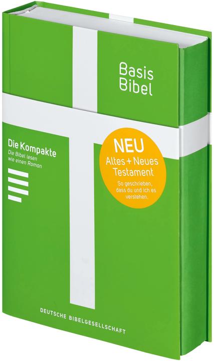 Produktbild Basisbibel. Die Kompakte. Grün. Der moderne Bibel-Standard: neue Bibelübersetzung des AT und NT (Deutsch, 2021)