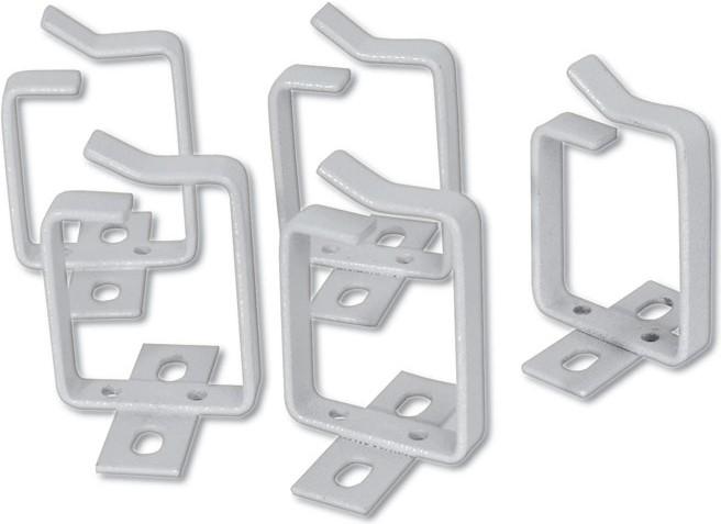 Actual product image Digitus DN-19 ORG-1 Cable guide bracket 44mmx60mm grey RAL7035, set of 10 pieces