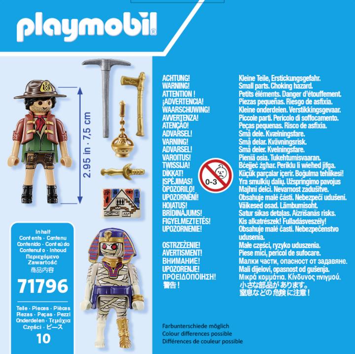 Image du produit Playmobil 71796 Chasseur de trésor et momie (71796)
