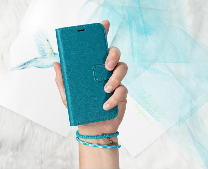 Actual product image Mobiparts Saffiano Wallet Case Apple iPhone 11 Pro Turquoise (Apple iPhone 11 Pro)