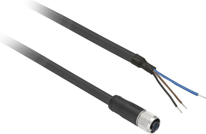 Produktbild TE Sensors Anschlusskabel 5m M8 gerade (Antennendose)