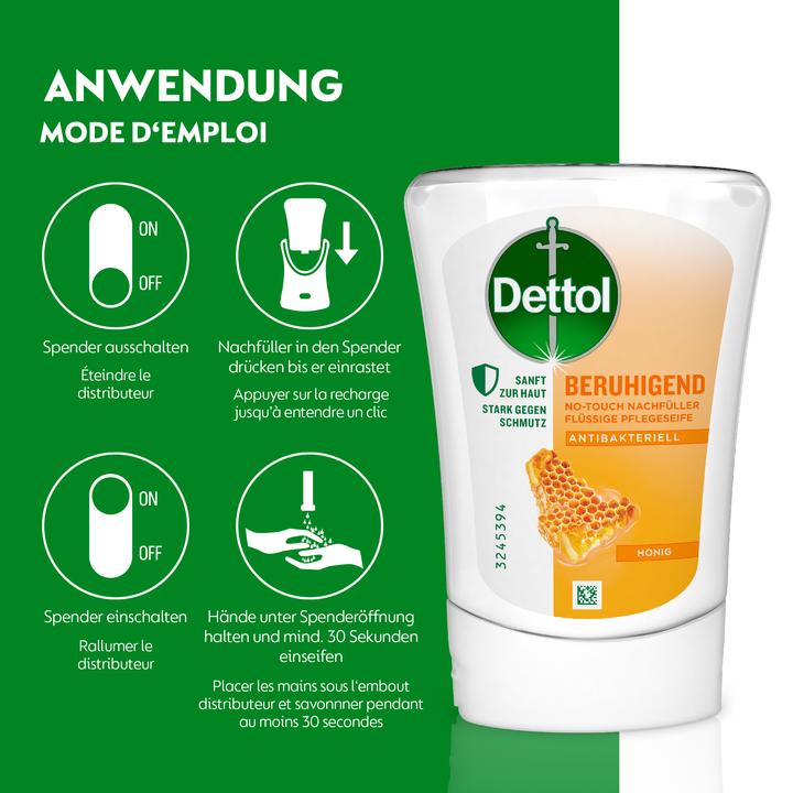 Produktbild Dettol No Touch (Handseife Nachfüllpackung, 250 ml)