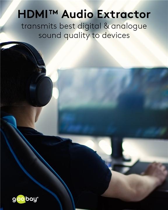 Immagine prodotto Goobay Estrattore audio HDMI 4K @ 30 Hz