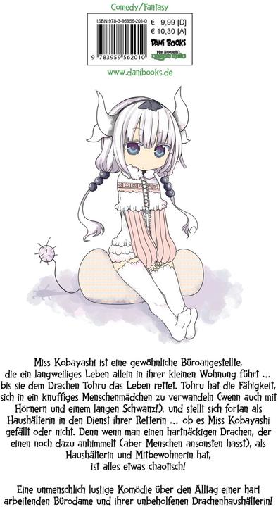 Image du produit Miss Kobayashi's Dragon Maid - Band 01 (deutsche Ausgabe) (Allemand, Cheyenne Dreissigacker, Coolkyousinnjya, Jano Rohleder, 2022)