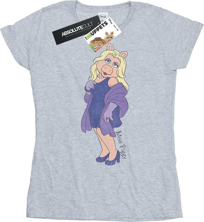 Actual product image Disney Womens/Ladies The Muppets Classic Miss Piggy Cotton T-Shirt (S)