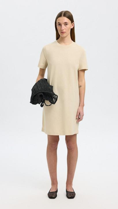 Actual product image Selected Femme Short Sleeved Mini Dress (XS)