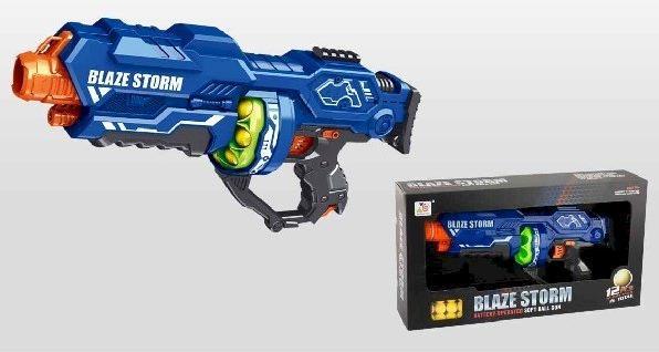 Actual product image Blaze Storm Soft ball gun with 12pcs foam balls (520337)