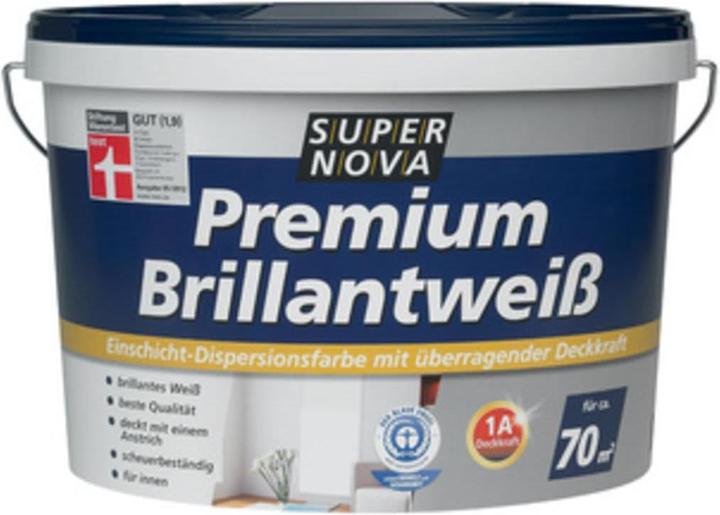 Produktbild Super Nova Premium Brillantweiss, Premium-Innendispersion (Weiss, 2.50 l)