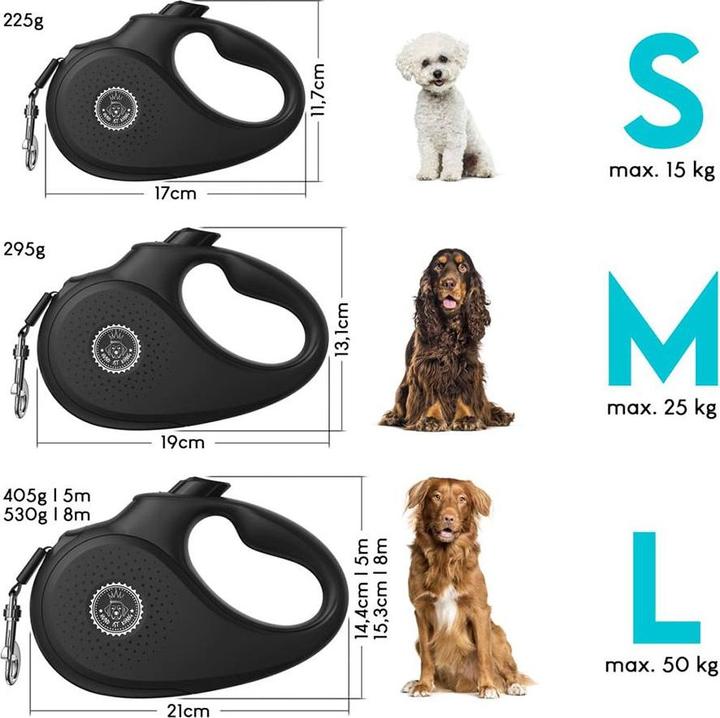 Immagine prodotto Hund ist König Filo di avvolgimento M 5m (M, Cane, Generale)