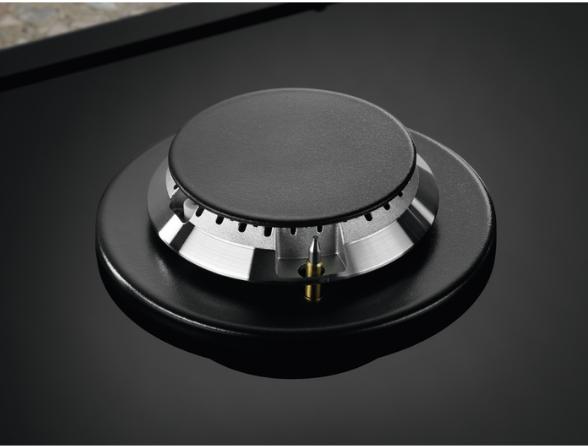 Image du produit Electrolux EGG7536K Table de cuisson à gaz sur Glas