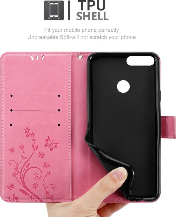Actual product image Cadorabo Flower Book Cover (Honor 9 Lite)