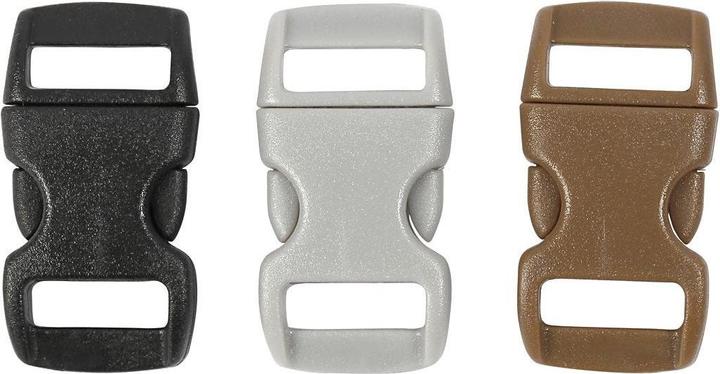 Actual product image Creativ Company Klickverschluss 29 mm x 15 mm, Lochgrösse 3 x11 mm,100 Stück