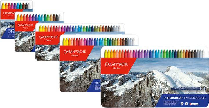 Produktbild Caran d'Ache Neocolor II Aquarelle Metallschachtel (Multicolor, 84 x)