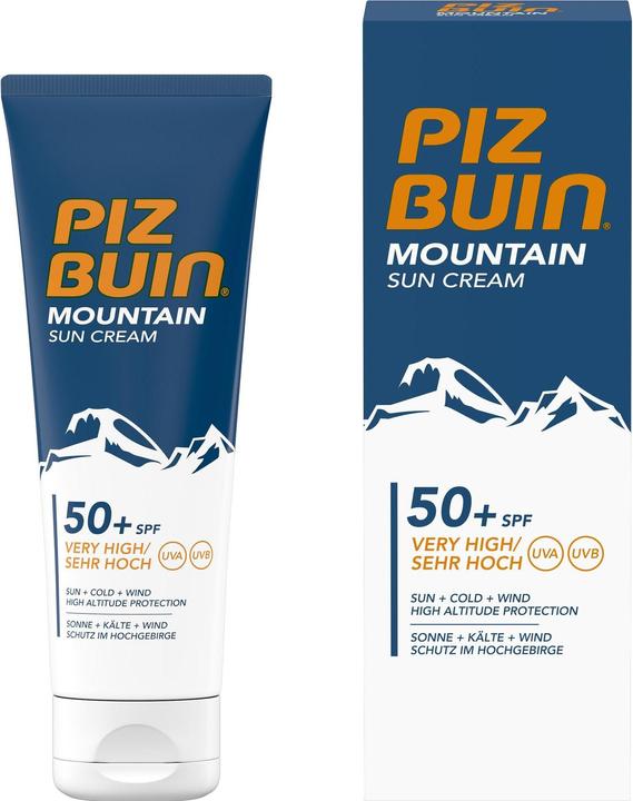 Actual product image Piz Buin Mountain Suncream (Suntan cream, SPF 50+, 50 ml, 72 g)