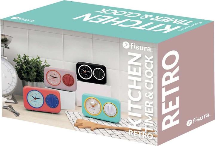 Actual product image Fisura RETRO KITCHEN TIMER black