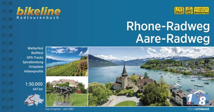 Immagine prodotto Rhone-Radweg • Aare-Radweg (Tedesco, Casa editrice Esterbauer, 2020)