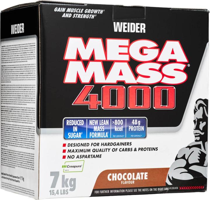 Produktbild Weider Mega Mass 4000 (Erdbeer, 1 Stk., 7000 g)