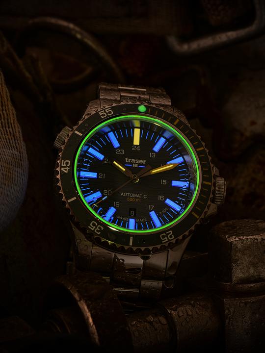 Image du produit Traser H3 110329 P67 Diver automatique T100 Grey Special Set 46mm 50ATM (46 mm)