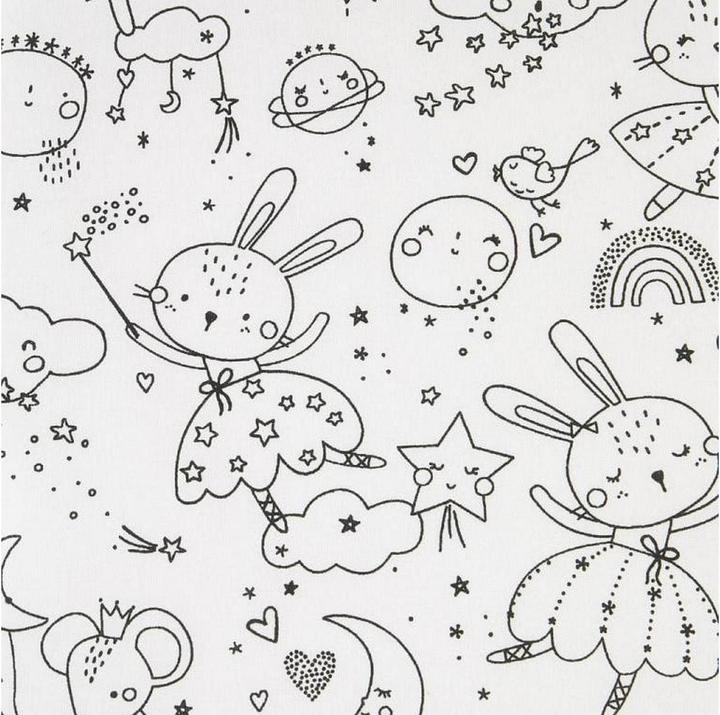 Domotex Fabric Idril white / black
