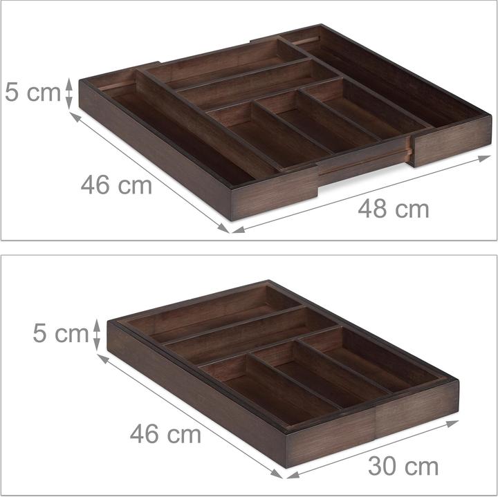 Actual product image Relaxdays Cutlery tray