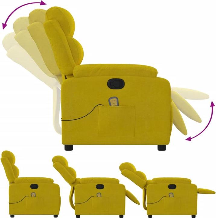 Produktbild VidaXL Massagesessel Samt