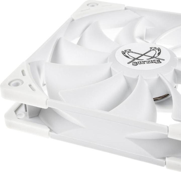 Immagine prodotto Scythe Ventola Kaze Flex 120 White PWM, 300-1200rpm (120 mm, 1 x)