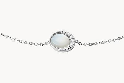 Actual product image Fossil Sterling Silver (Sterling Silver, Mother-of-pearl)