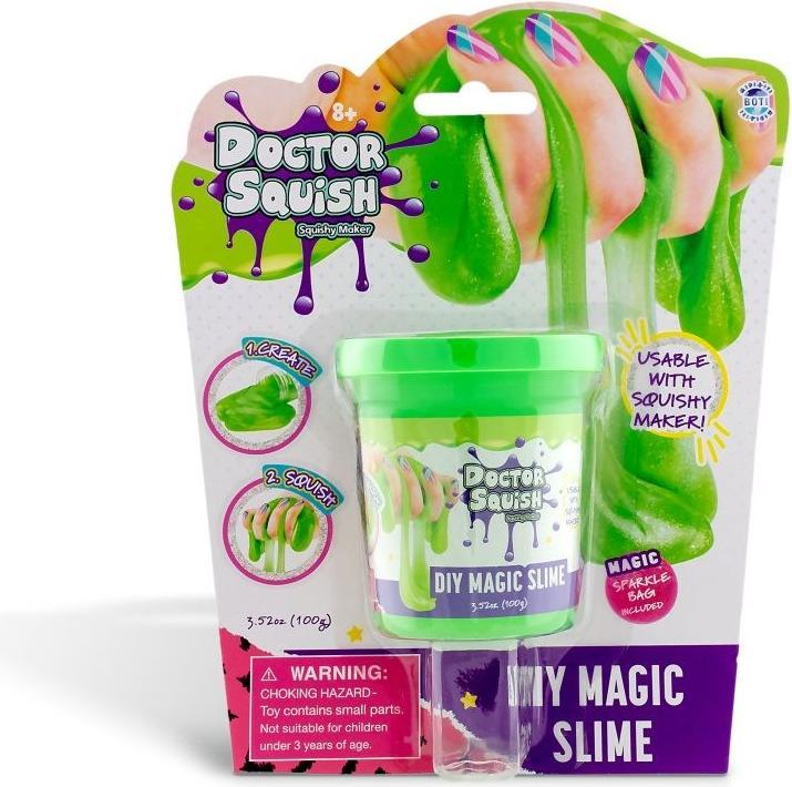 Actual product image Boti Doctor Squish Slime - Green, 100 grams