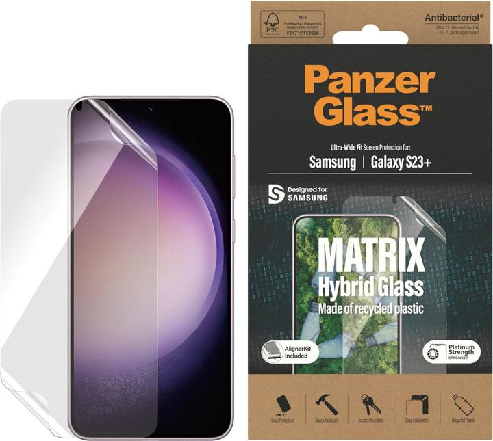 Image du produit PanzerGlass Ultra-Wide Fit (1 pièce(s), Samsung Galaxy S23+)