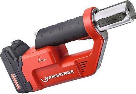Produktbild Rothenberger ROMAX Compact TT 18V Akku Pressmaschine + 1x Akku 2,0Ah + Ladegerät + Pressbackenset + (390 mm)