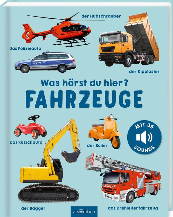 Immagine prodotto Was hörst du hier? - Fahrzeuge (Tedesco, 2020)