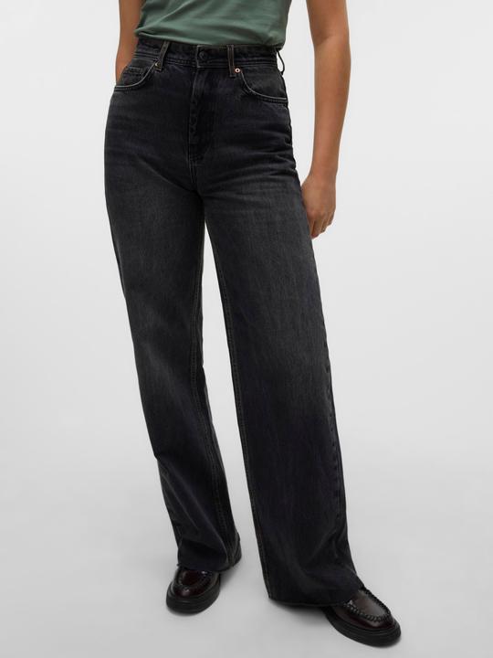 Actual product image Vero Moda VMKATHY Hohe Taille Weiter Beinschnitt Jeans Weit geschnitten (25)