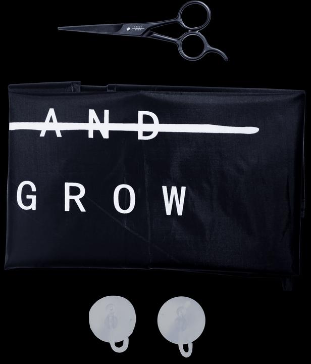 Groom and Grow Beard hair catching cloth with beard scissors