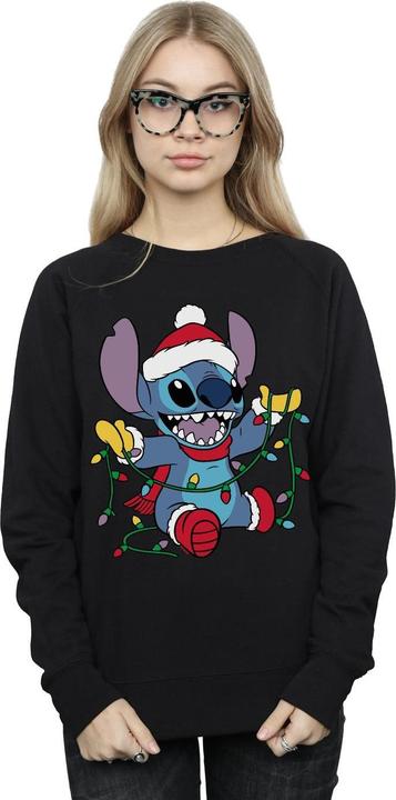 Produktbild Disney Lilo And Stitch Christmas Lights Sweatshirt (XL)