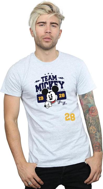 Actual product image Disney Mens Mickey Mouse Team Mickey T-Shirt (XL)