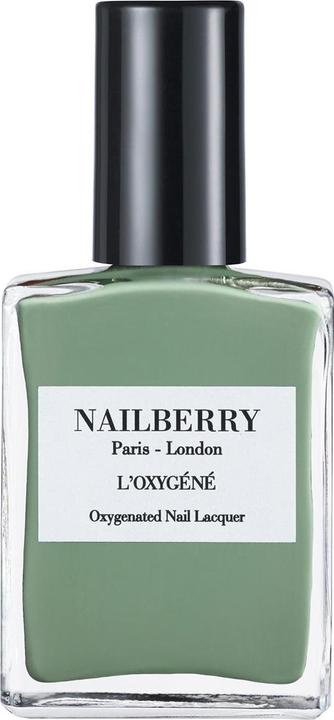 Actual product image Nailberry L'Oxygéné Oxygenated Nail Lacquer (Mint, Colour paint)