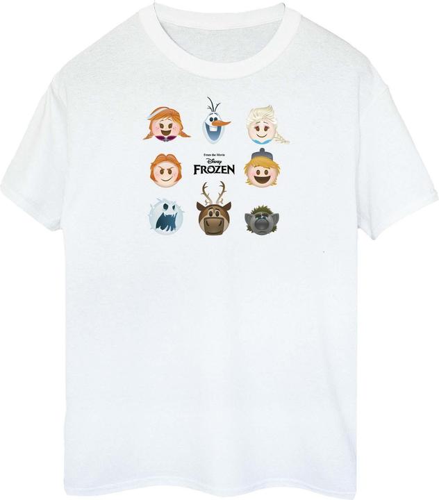 Actual product image Disney Frozen Girls Heads Cotton T-Shirt (152, 158)