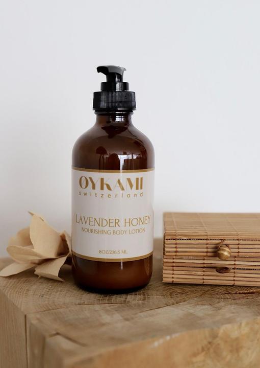 Actual product image Oykami Lavender honey body and hand lotion gift set (Body care set)