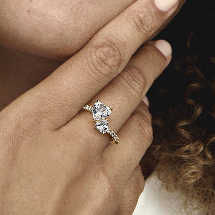 Produktbild Pandora Doppel Herz (56, 585/14 K Gold)