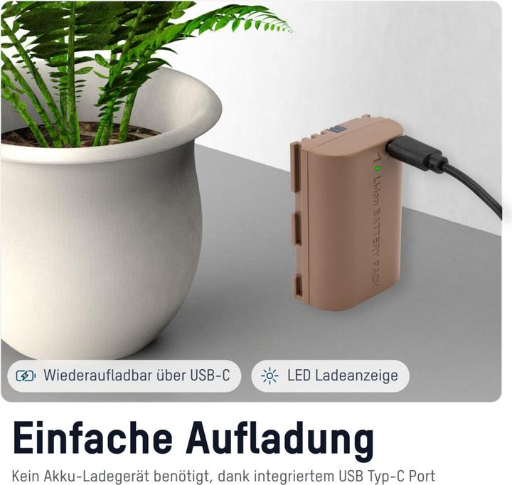 Immagine prodotto Ansmann Batteria ricaricabile per fotocamera A-Can LPE6 NH Canon EOS (Accumulatore di carica elettrica)