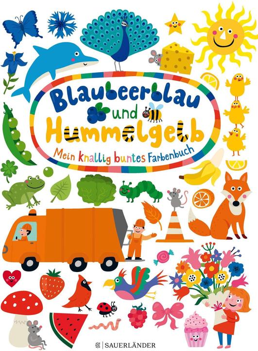Immagine prodotto Blaubeerblau und Hummelgelb Mein knallig buntes Farbenbuch (Tedesco)