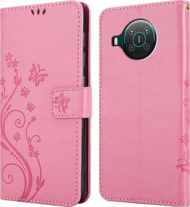 Actual product image Cadorabo Flower Book cover (Nokia X10, Nokia X20)