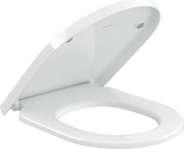 Produktbild Villeroy & Boch V&B WC-Sitz SUBWAY 3.0 Scharniere aus Edelstahl weiss